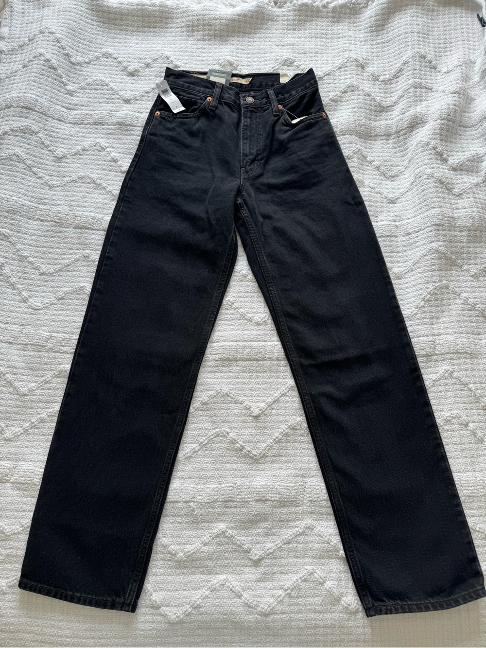 Levi's High Rise Dad Jeans in Black